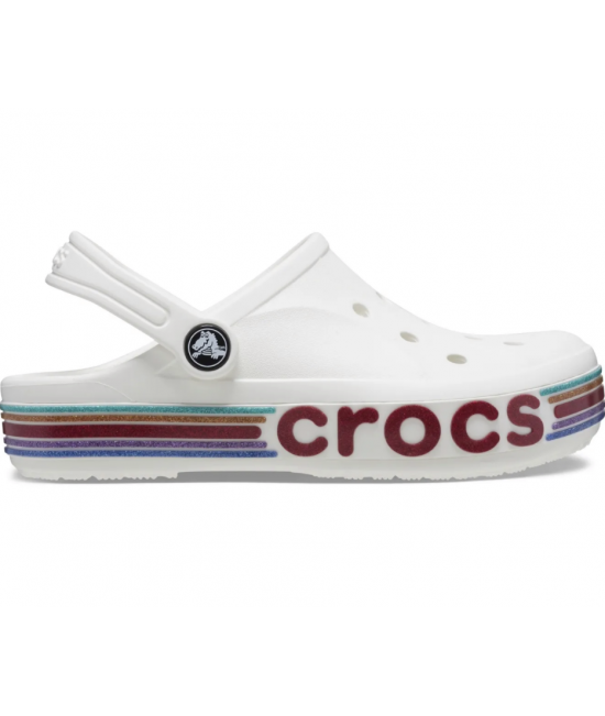 CROCS BAYABAND RAİNBOW GLITTER CLG K SİMLİ KIZ ÇOCUK TERLİK