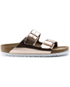 BIRKENSTOCK ARIZONA SOFT FOOTBED METALLIC COPPER ARIZONA BAKIR TERLİK