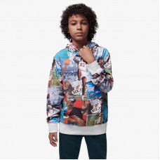 NIKE JORDAN  MJ BRKLYN AOP FT PO ERKEK ÇOCUK SWEATSHIRT