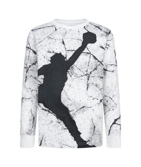 NIKE JORDAN JUMPMAN CEMENT LS TEE ERKEK ÇOCUK SWEATSHIRT