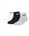 NIKE LITTLE KIDS CUSHIONED ANKLE SOCKS 3LÜ ÇORAP